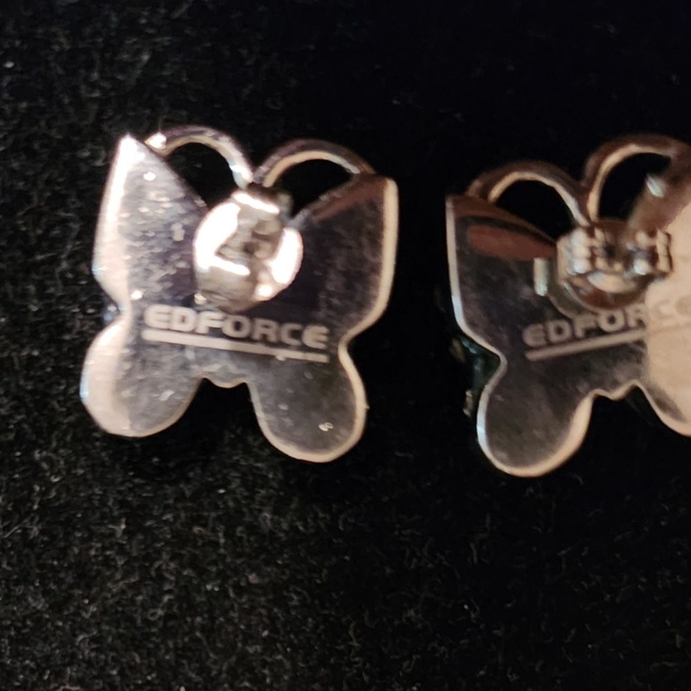 Ed Force butterfly earrings and necklace - Picture 7 of 7